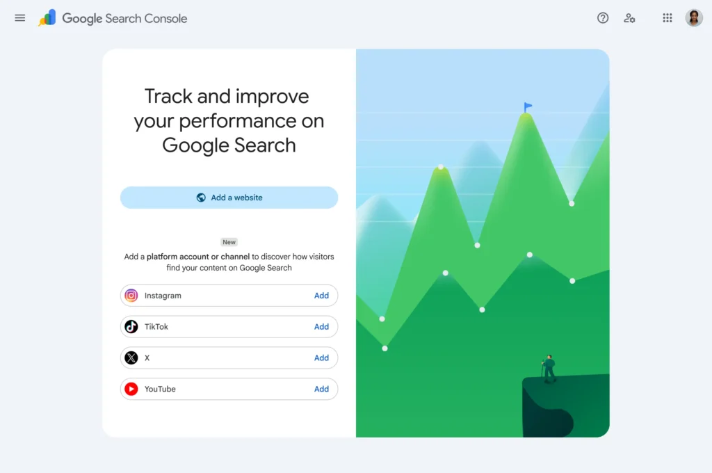 Google Search Console Introduces Platform Properties for Instagram, TikTok, X, and YouTube